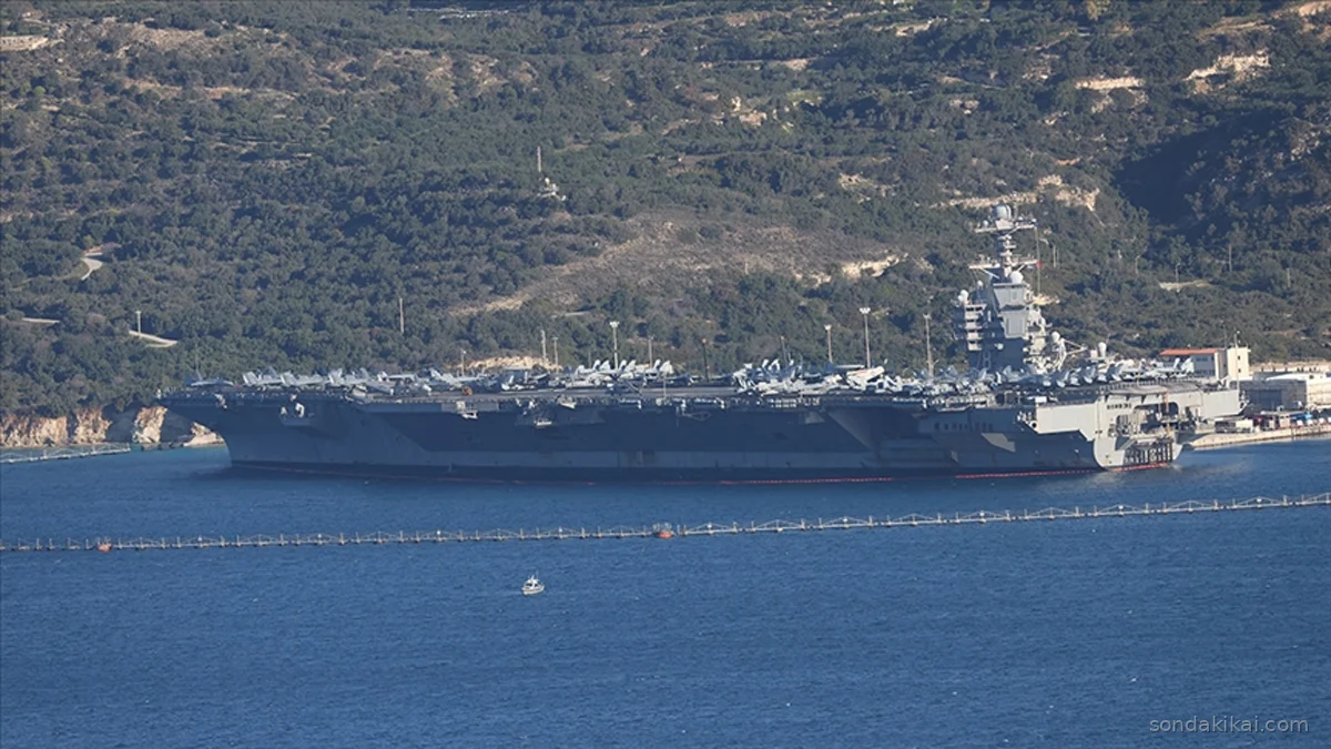 Akdeniz'de Dev Adım: USS Gerald R. Ford İsrail Kıyılarında