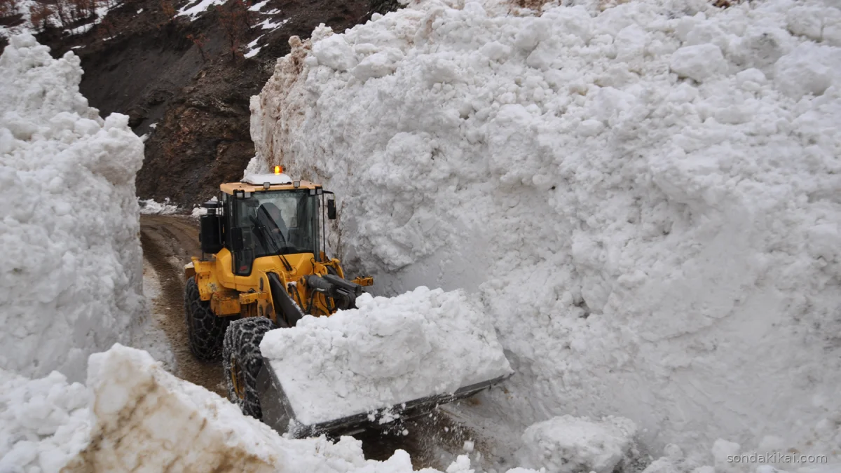 Bitlis Hizan'da Çığ Alarmı: Köyler Yola Hasret Kaldı