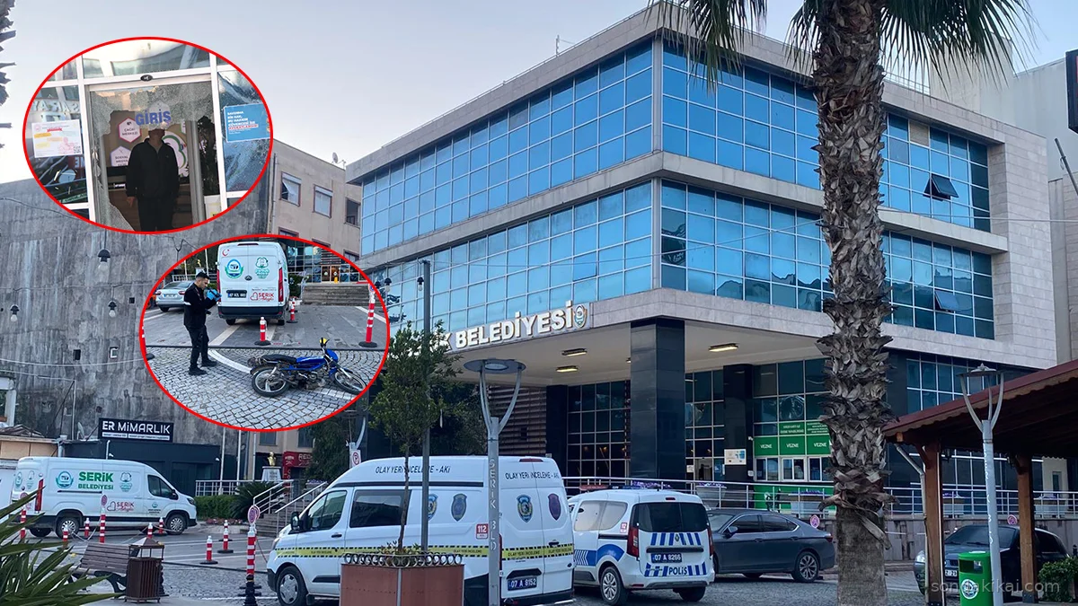 Serik Belediyesine Silahlı Saldırı: Panik ve Hızlı Yakalama